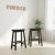 Stool Mini Bar Kitchen Set Jati