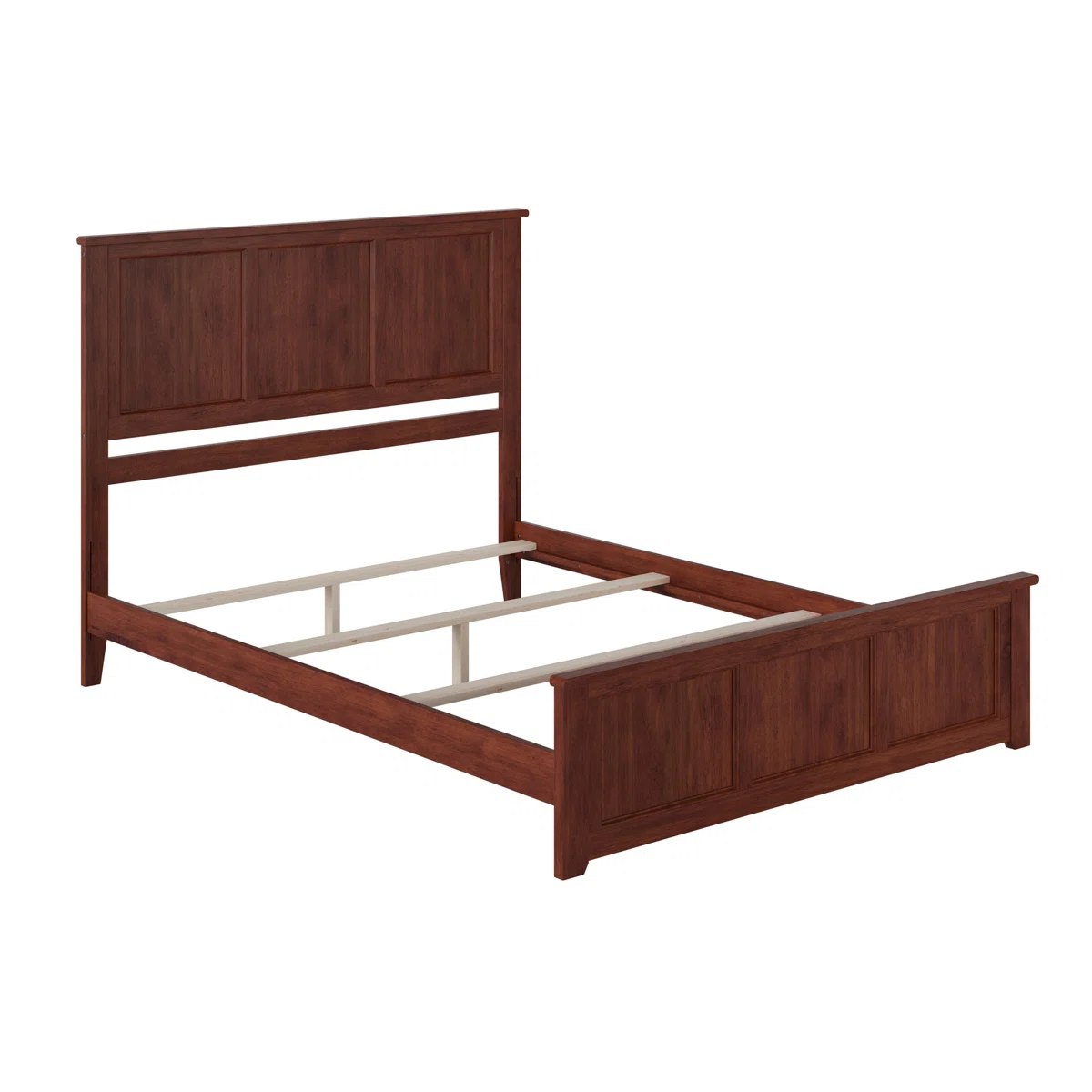 Tempat Tidur Klasik Modern Bahan Kayu Jati Solid