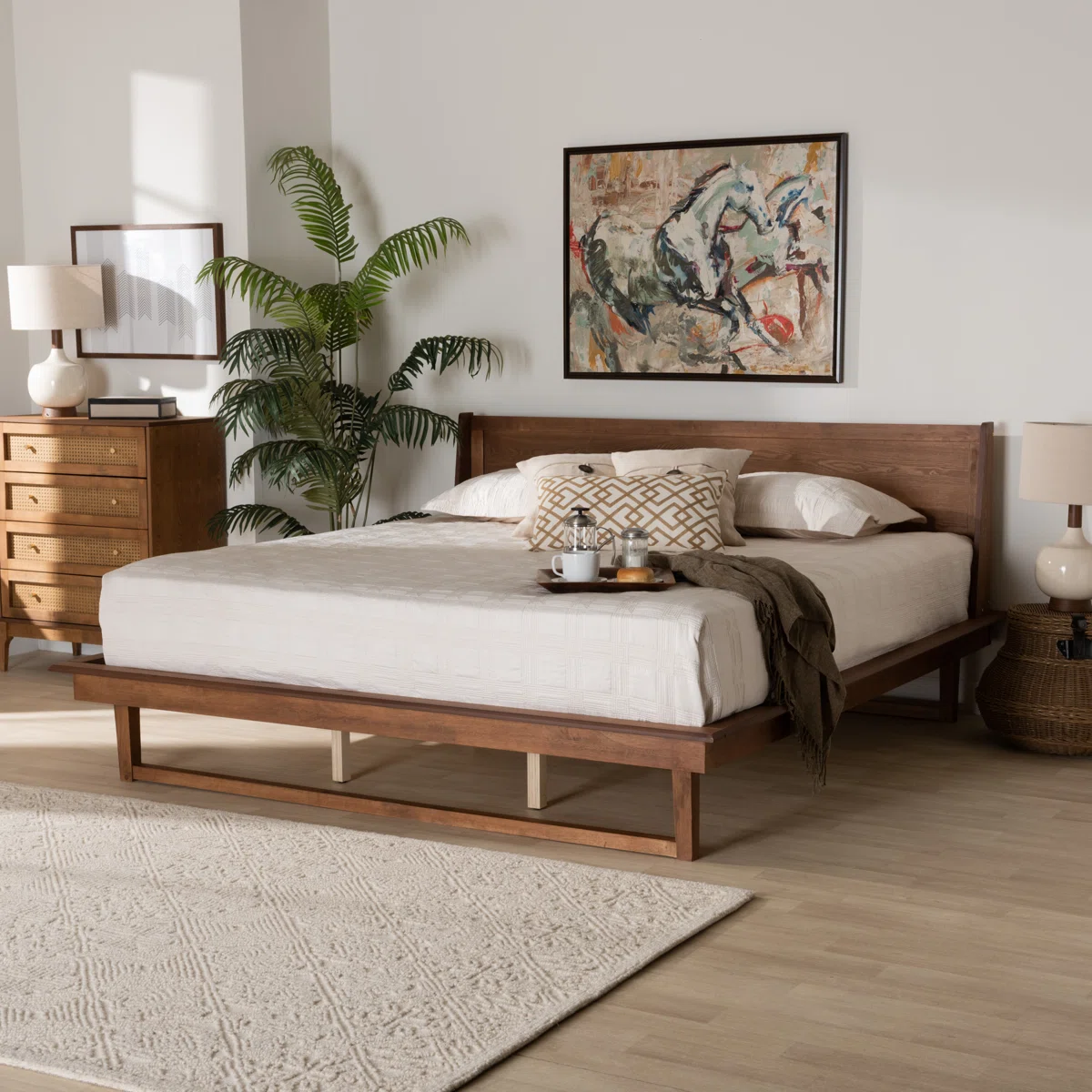Tempat Tidur Model Japan Kayu Jati Scandinavian Minimalis