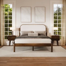 Tempat Tidur Jok Kain Minimalis Modern