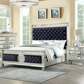 Tempat Tidur Ukir Minimalis Mirror Klasik Mewah