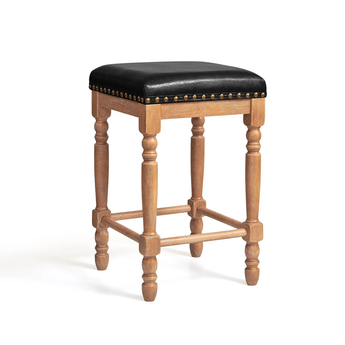 Bar Stool Minimalis Natural Kayu Jati