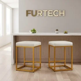 Bar Stool Gold Industrial Rangka Besi