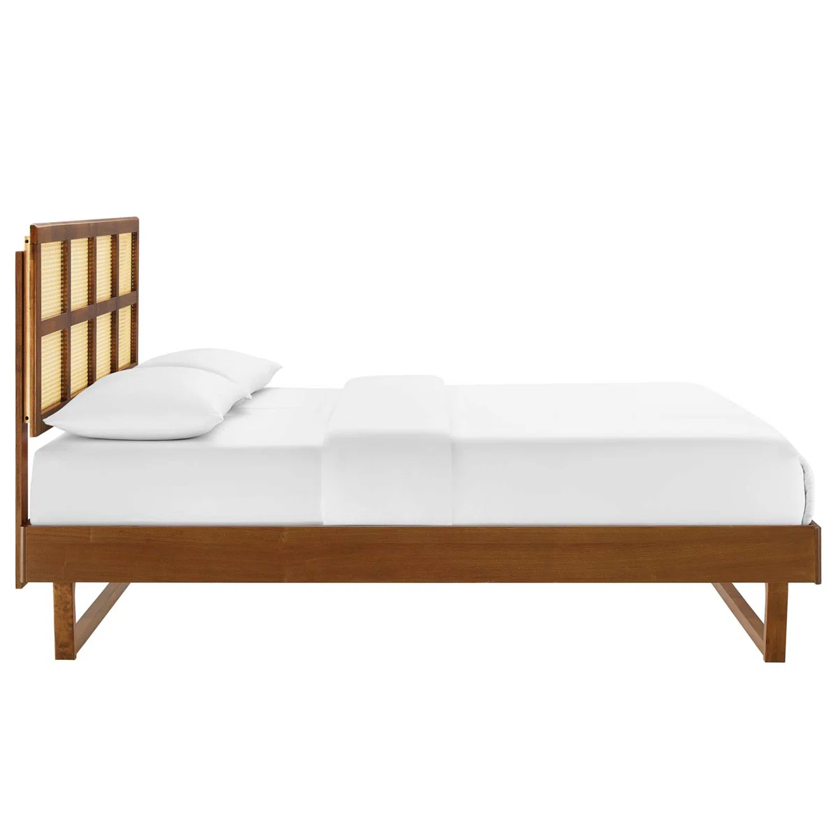 Tempat Tidur Rotan Kayu Jati Desain Unik Minimalis Kekinian